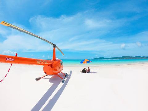 Whitehaven Beach Helicopter Tour Whitsundays Airlie Beach