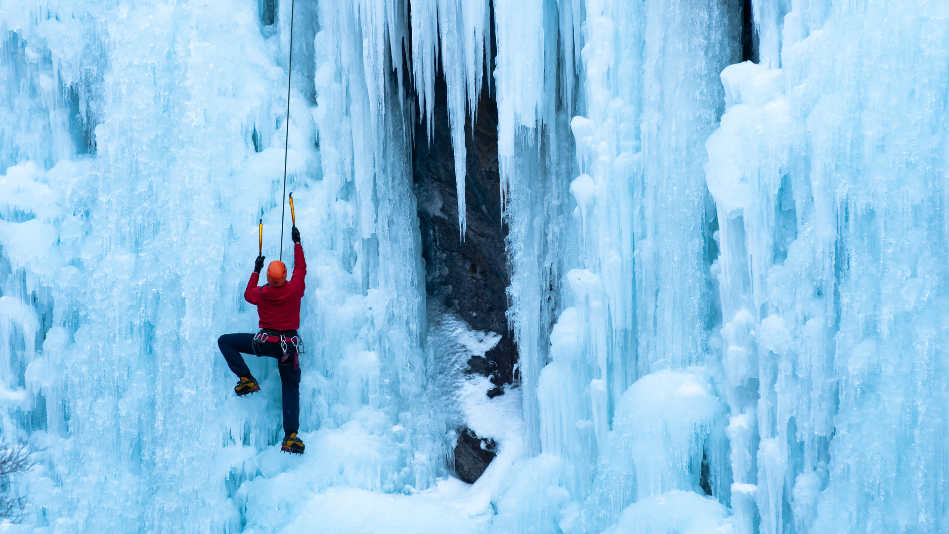 ice climbing