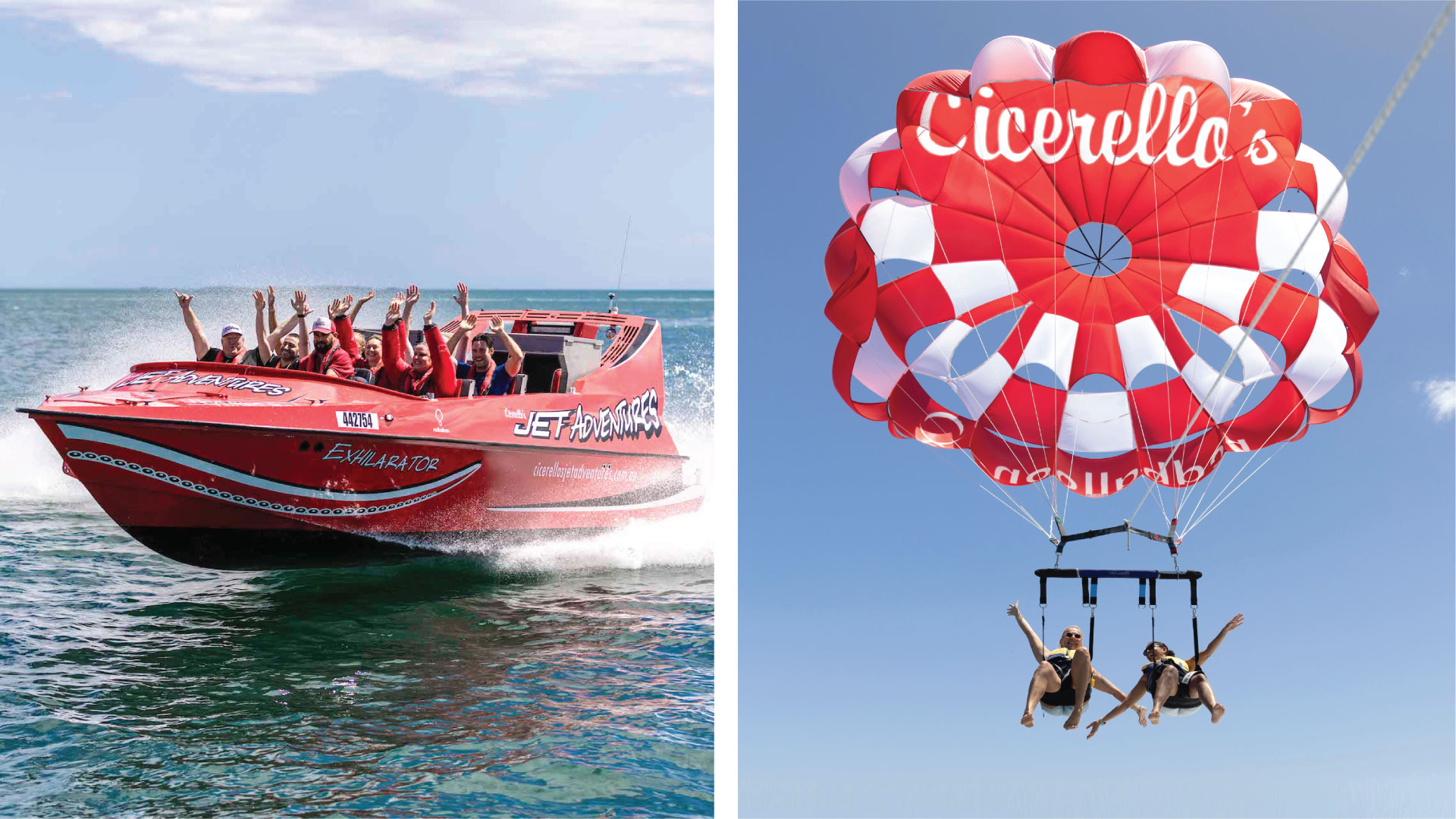 Fremantle Parasailing Plus Thrill Ride Package Cicerello S Jet