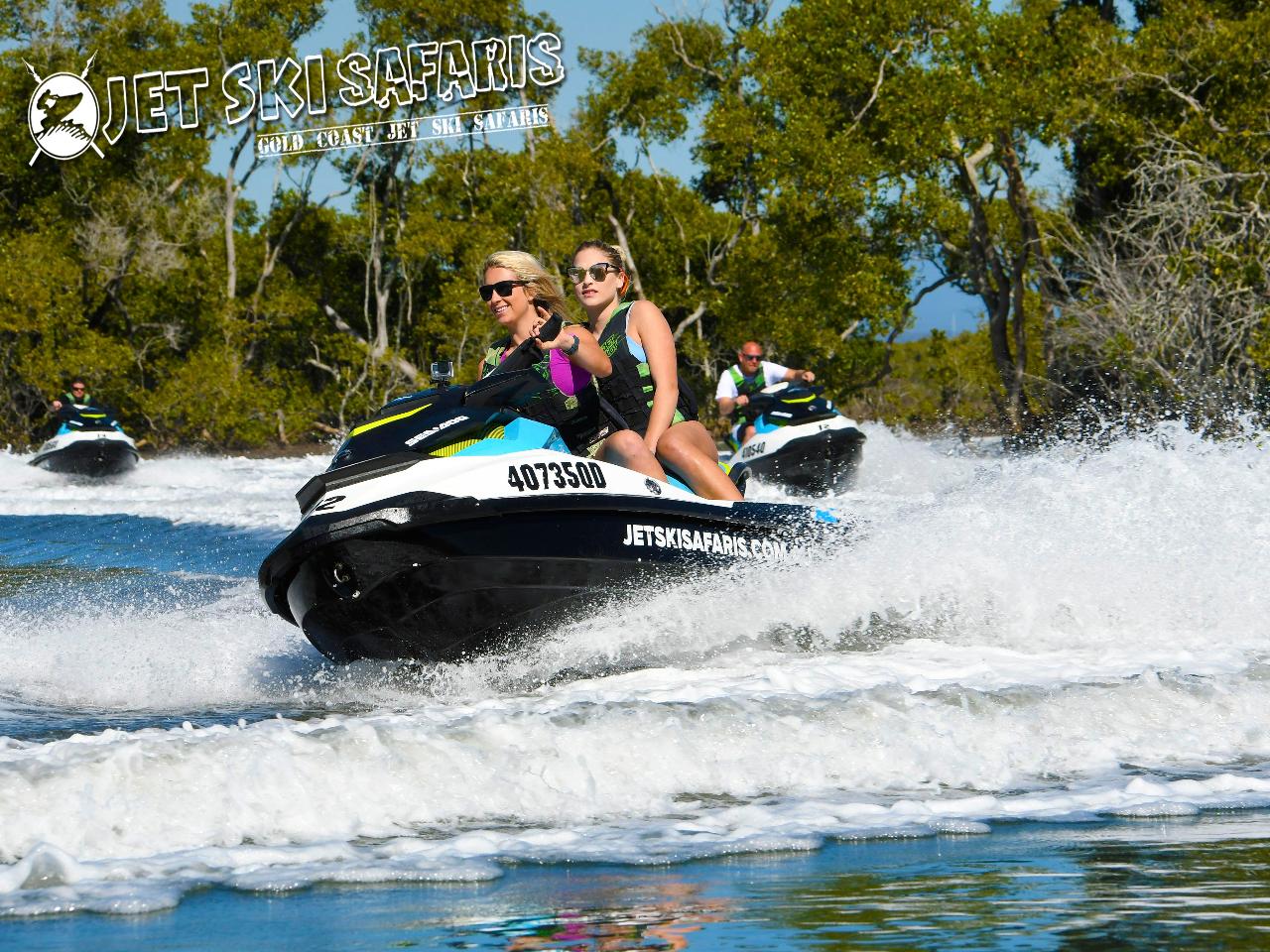 Tandem Parasail 1 Hour Jetski Safari For 2 GC Jet Boat Parasail