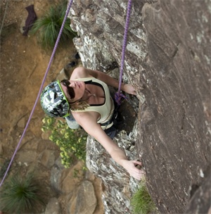 玻璃房山攀岩 - Rock Climbing Mount Ngungun (Glasshouse Mountains)