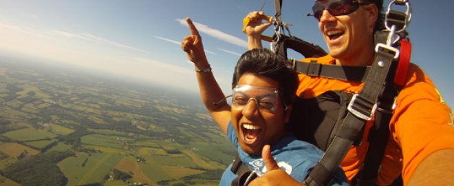 Tandem Skydive, New Jersey