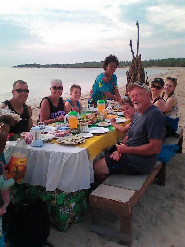 Natadola Beach Sand Dining from Coral Coast