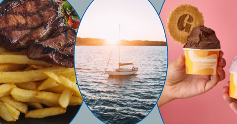 Townsville Lunchtime Boat Cruise Sail + Yacht Club Meal Charter