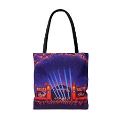 Concert Stage Tote Bag – Neon Night Music Festival