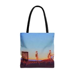 Sunset over Concert Tote Bag – Art by Clark Barret