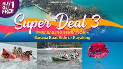 Super Deal 3: Parasailing Sensation + Banana Boat Ride or Kayaking