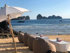 Private Special Arrangement - Local Islands with Sunset Cocktail and Dinner at Pan Beach by Speedboat