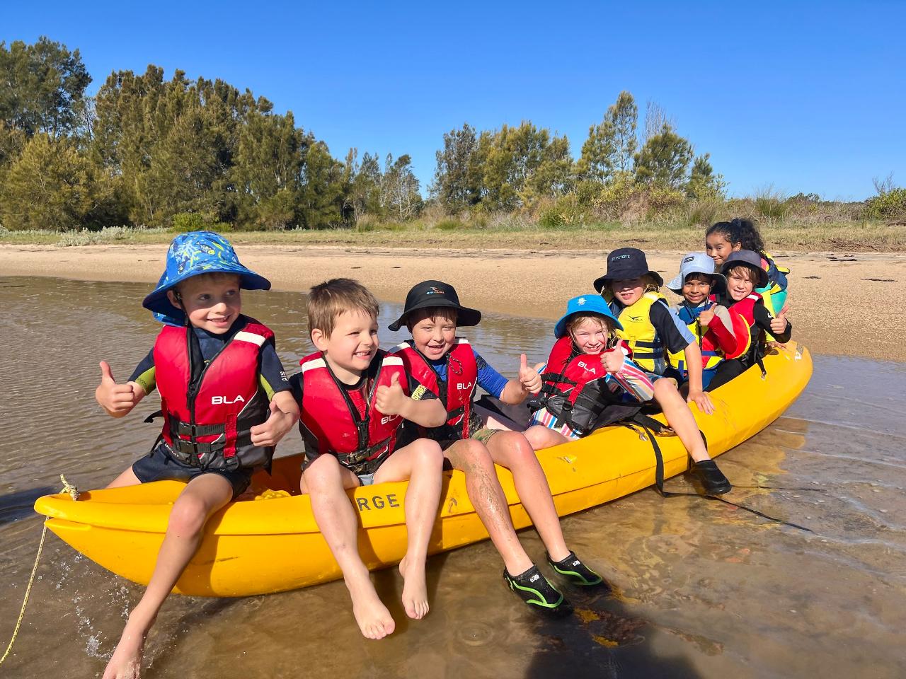 Kids School holiday Kayak and snorkel Program