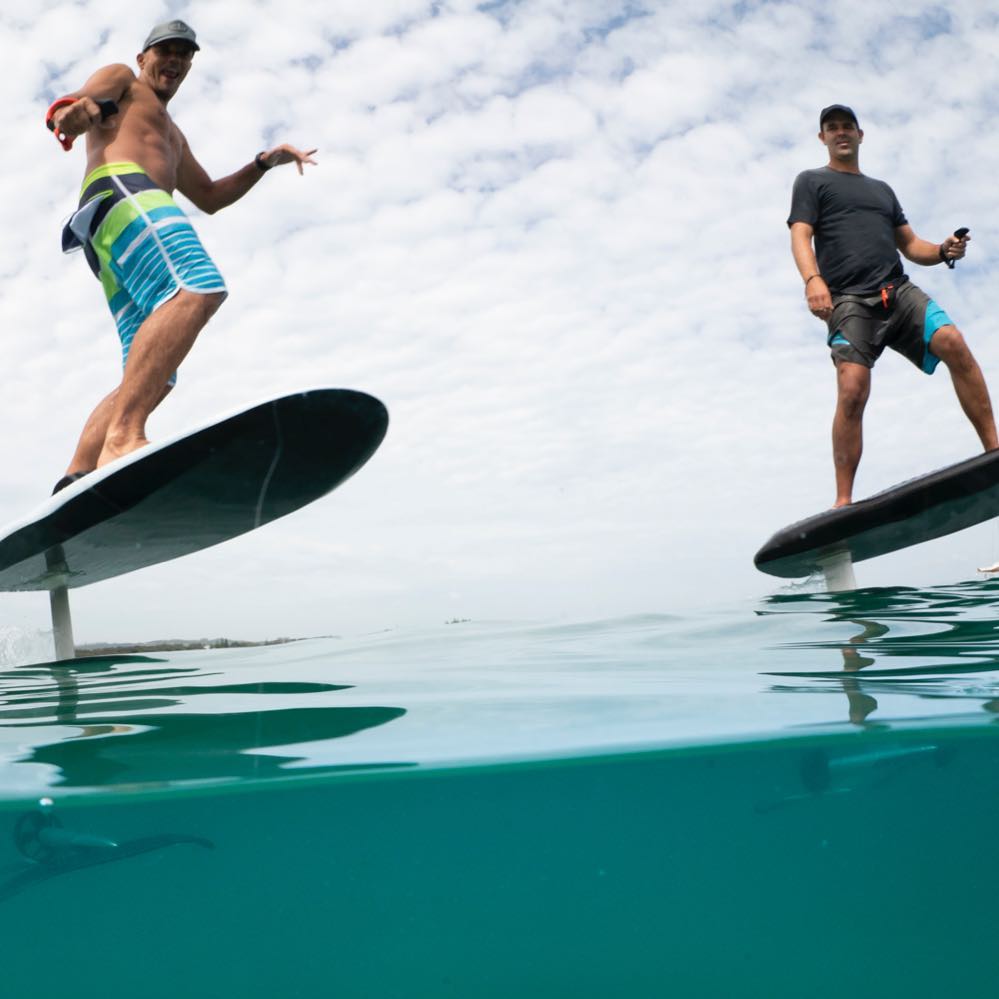 FLITEBOARD lesson on a yacht in Miami