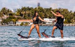 JETSURF lesson on a yacht in Miami