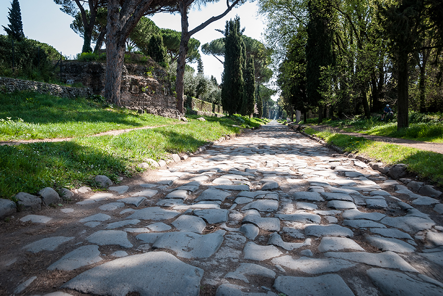 Appian Way: Private half day driving tour with Catacombs Entrance