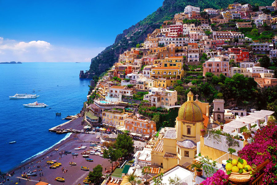 Amalfi Coast, Positano and Ravello driving tour from Rome