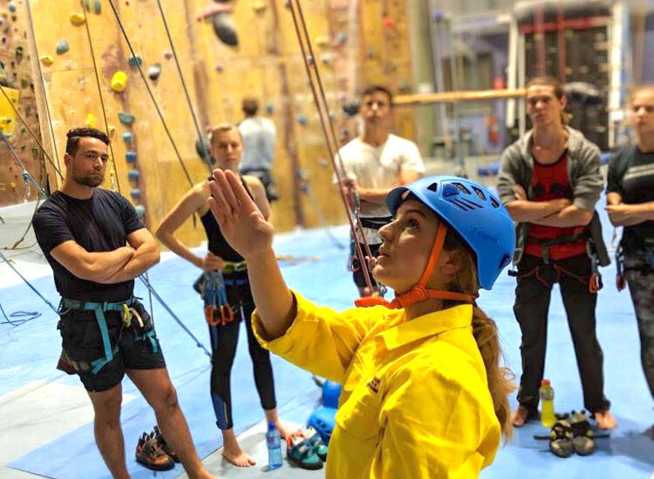 TIO at St Leonards - Learn to Lead Climb