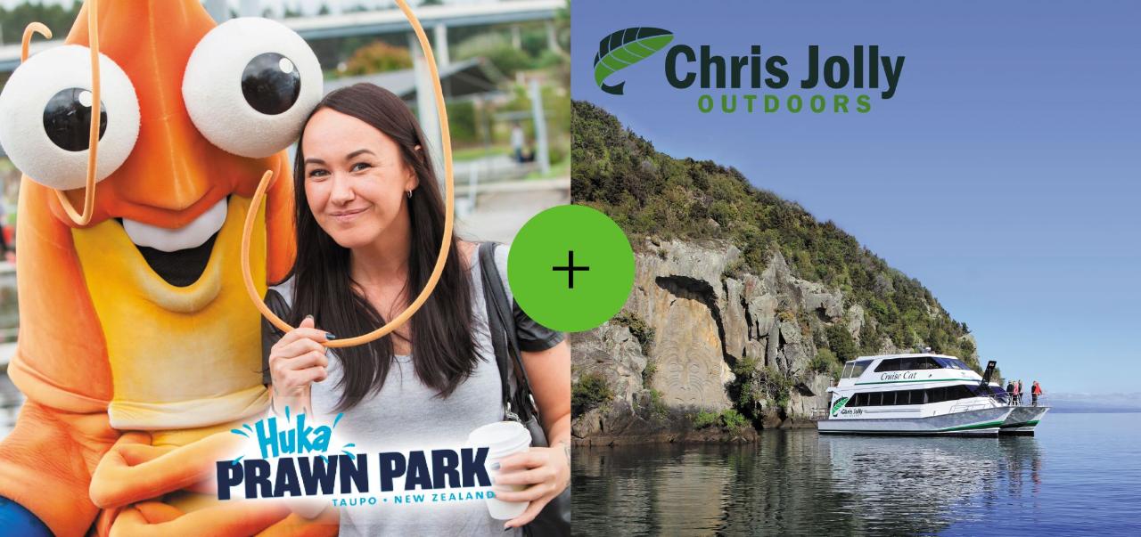 Discount Ultra pass - 1.30pm Lake Taupo Cruise & Prawn Park Entry
