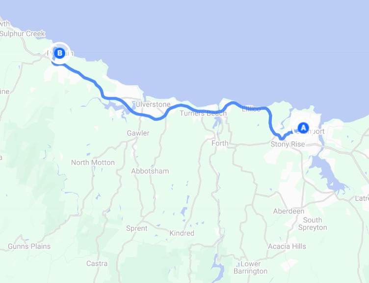 Devonport to Penguin