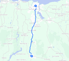 Devonport to Sheffield