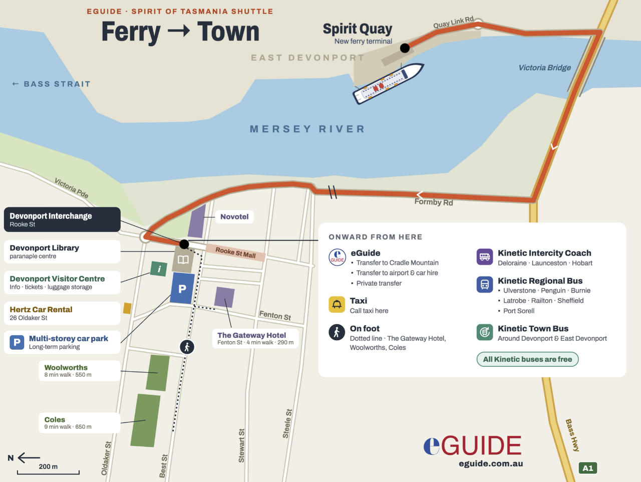 Spirit of Devonport to Devonport SHUTTLE