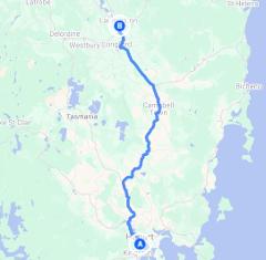 Hobart to Launceston PRIVATE TRANSFER