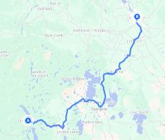 Lake St Clair Lodge to Launceston 