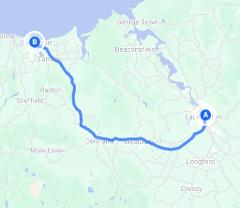 Launceston to Devonport