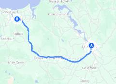 Launceston to Latrobe