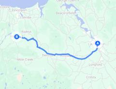 Launceston to Sheffield
