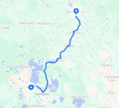 Miena to Launceston