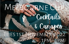 Melbourne Cup ~ Cocktails & Canapés 