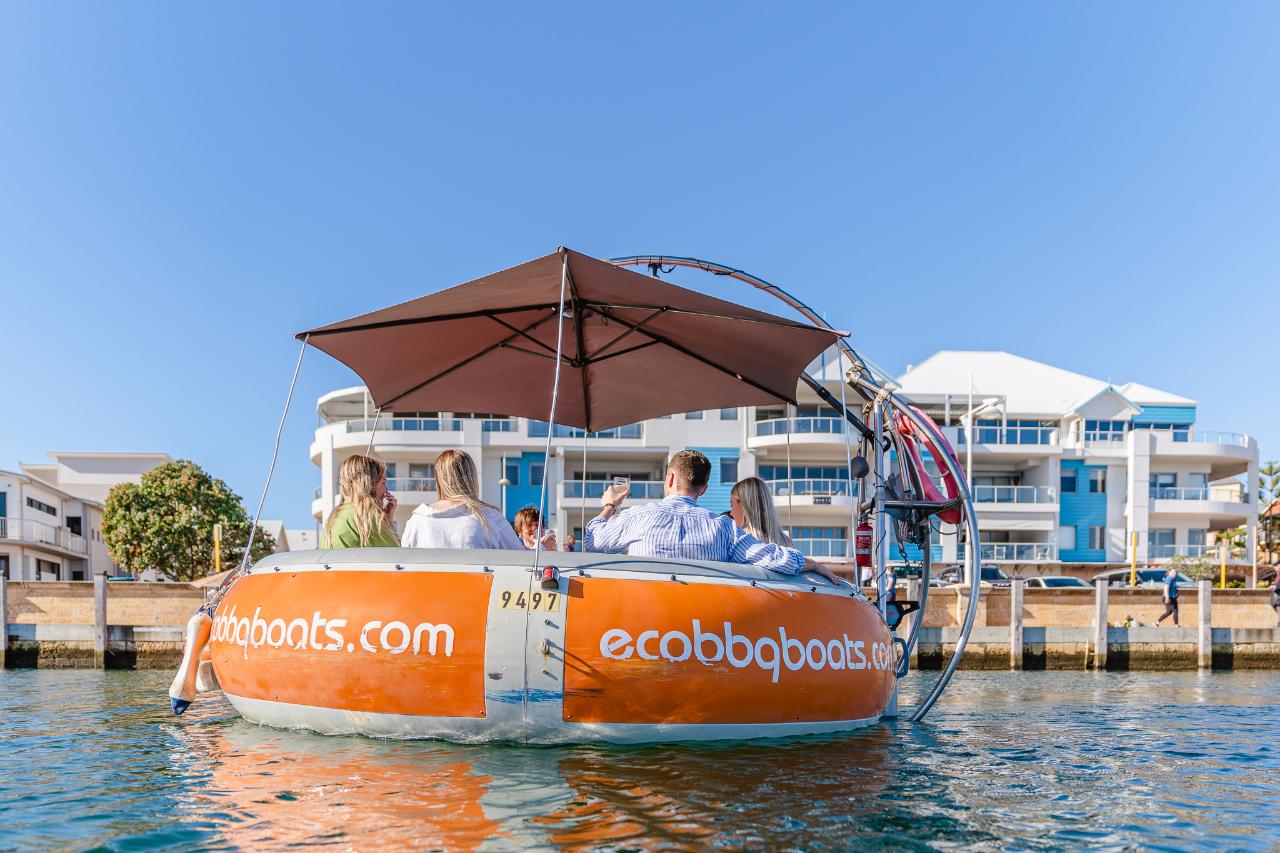 1.5-Hour Self-Drive BBQ Boat Hire  - Group of 1 to 6 people - MANDURAH