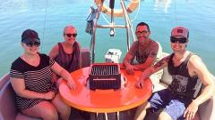 GIFT CARD - 1.5 Hour Self-Drive BBQ Boat Hire  - Group of 3 - 6 people