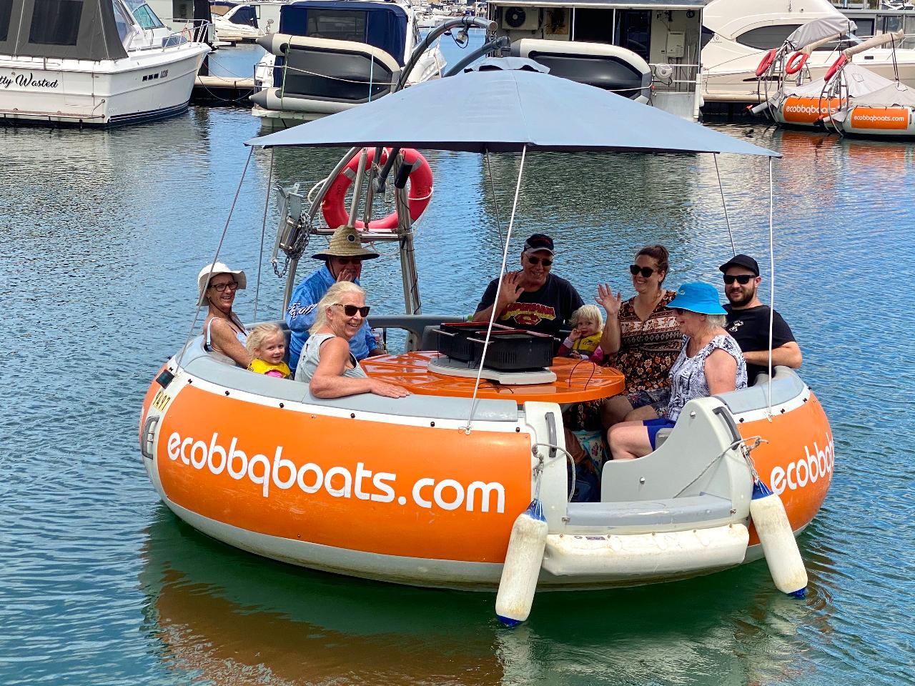 2 Hour Self-Drive BBQ Boat Hire - Group of 1 - 10 people - MANDURAH