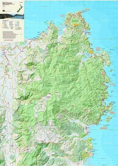 Abel Tasman Track Map