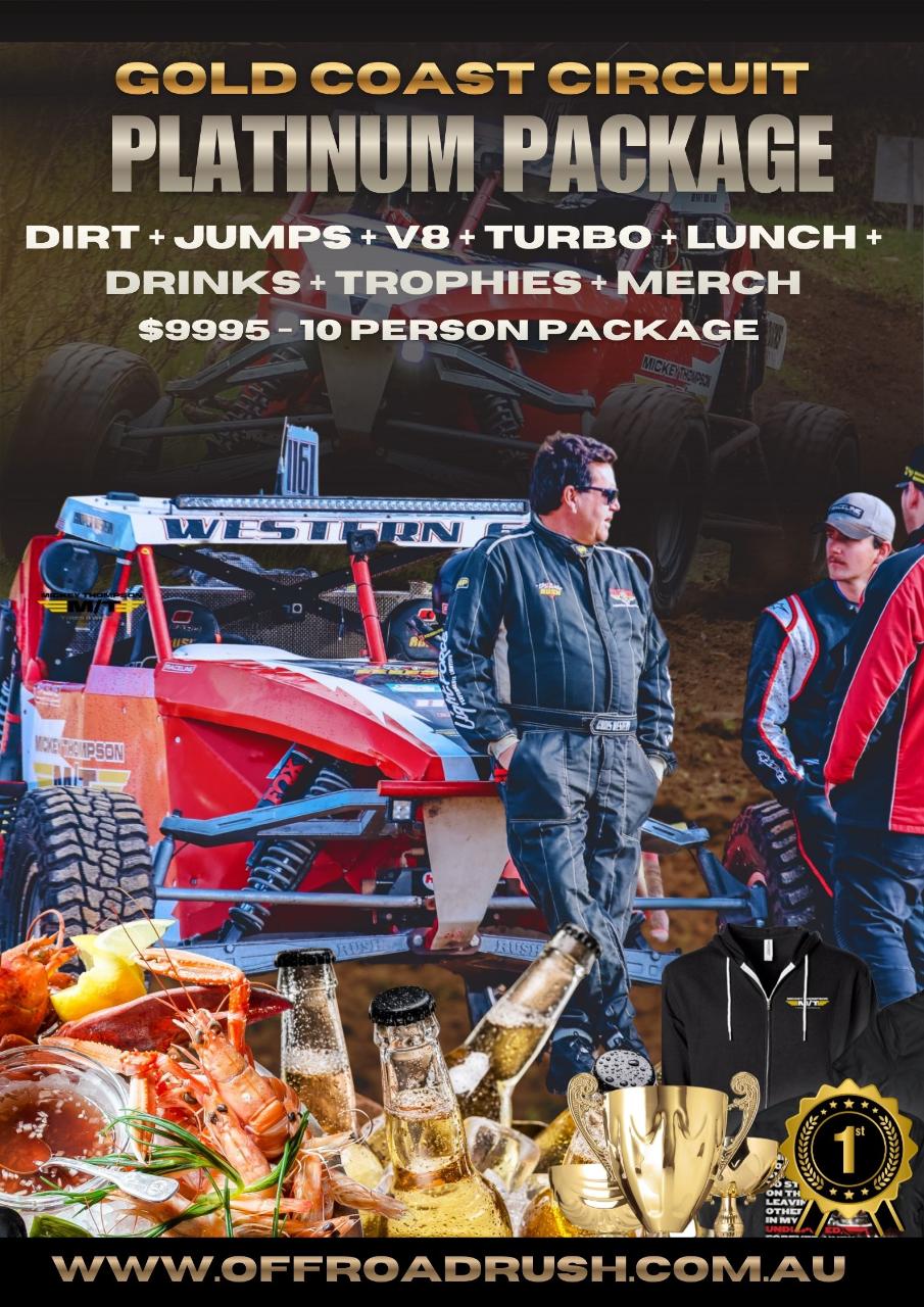 GOLD COAST - PLATINUM OFF ROAD V8 & TURBO BUGGY ULTIMATE PACKAGE - 10 Drivers