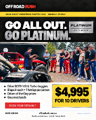 GOLD COAST - PLATINUM OFF ROAD V8 & TURBO BUGGY ULTIMATE PACKAGE - 10 Drivers 