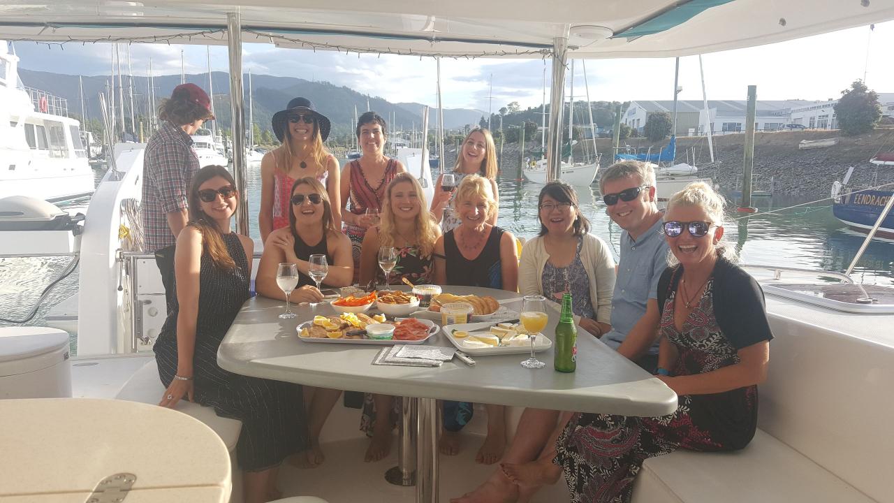 Nelson Harbour Functions -  on board Joella