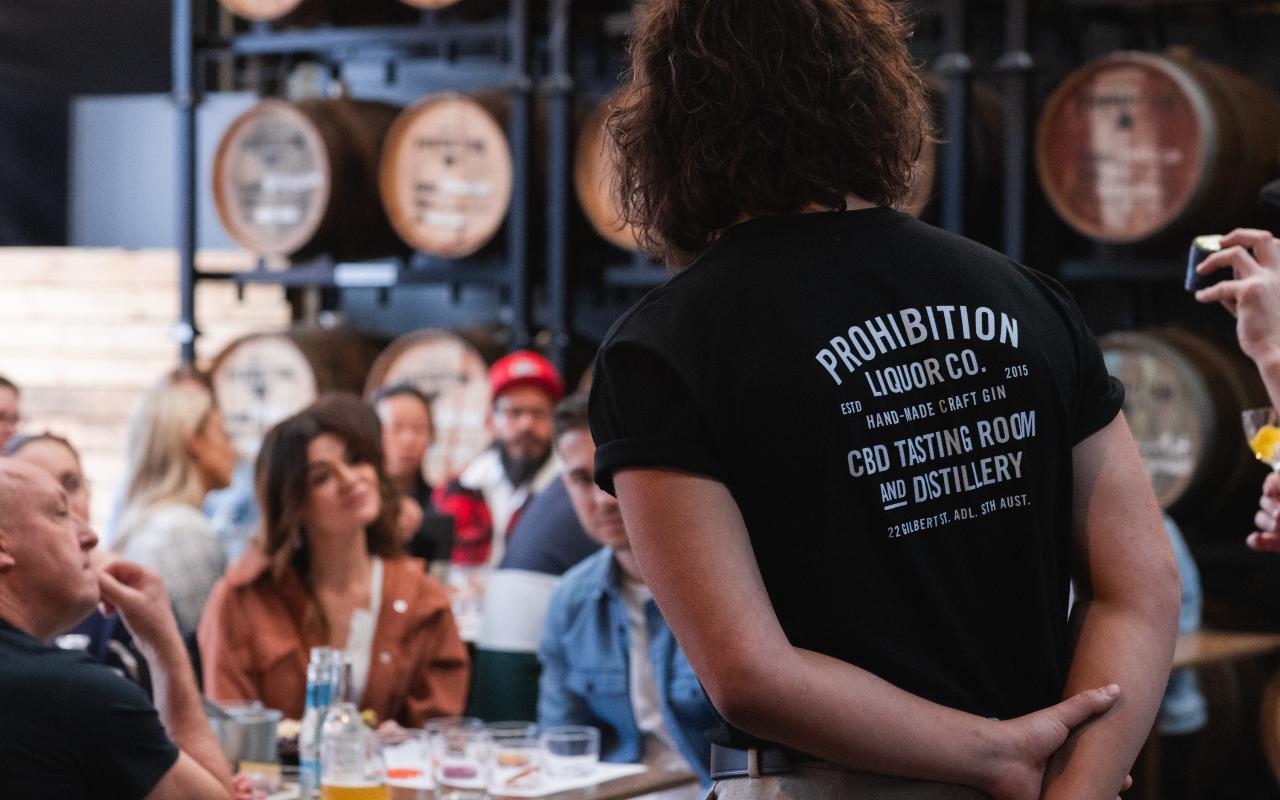 Prohibition Gin & Pizza Group Tasting Experience
