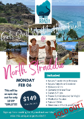 Private Girls North Stradbroke Island SUNSET Small Groups Tour from Brisbane