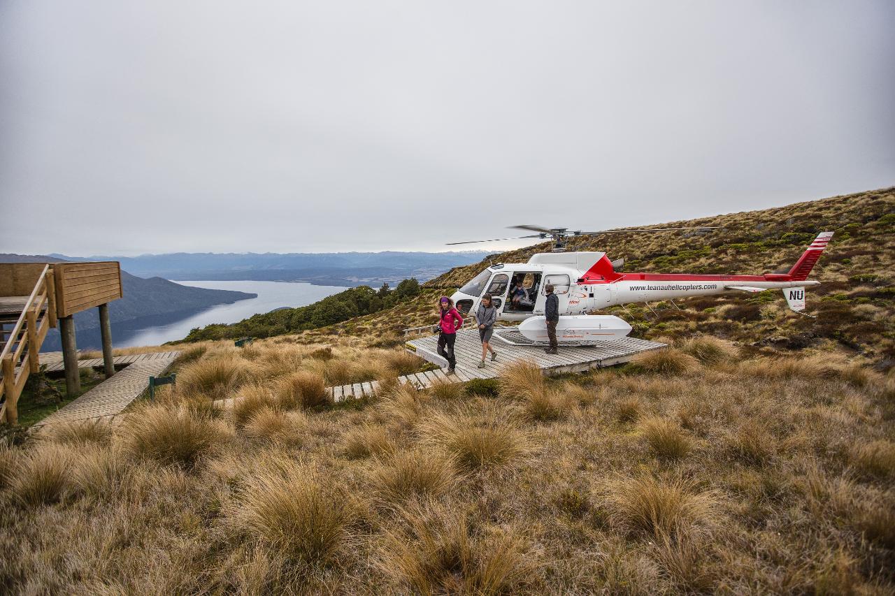 Kepler Track Luxmore Guided Day Heli Hike from Te Anau