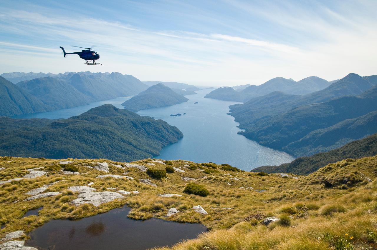 Doubtful Sound GOLD STAR Helicopter Scenic Flight