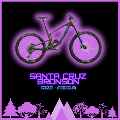 Santa Cruz Bronson MX C Size Medium Half Day