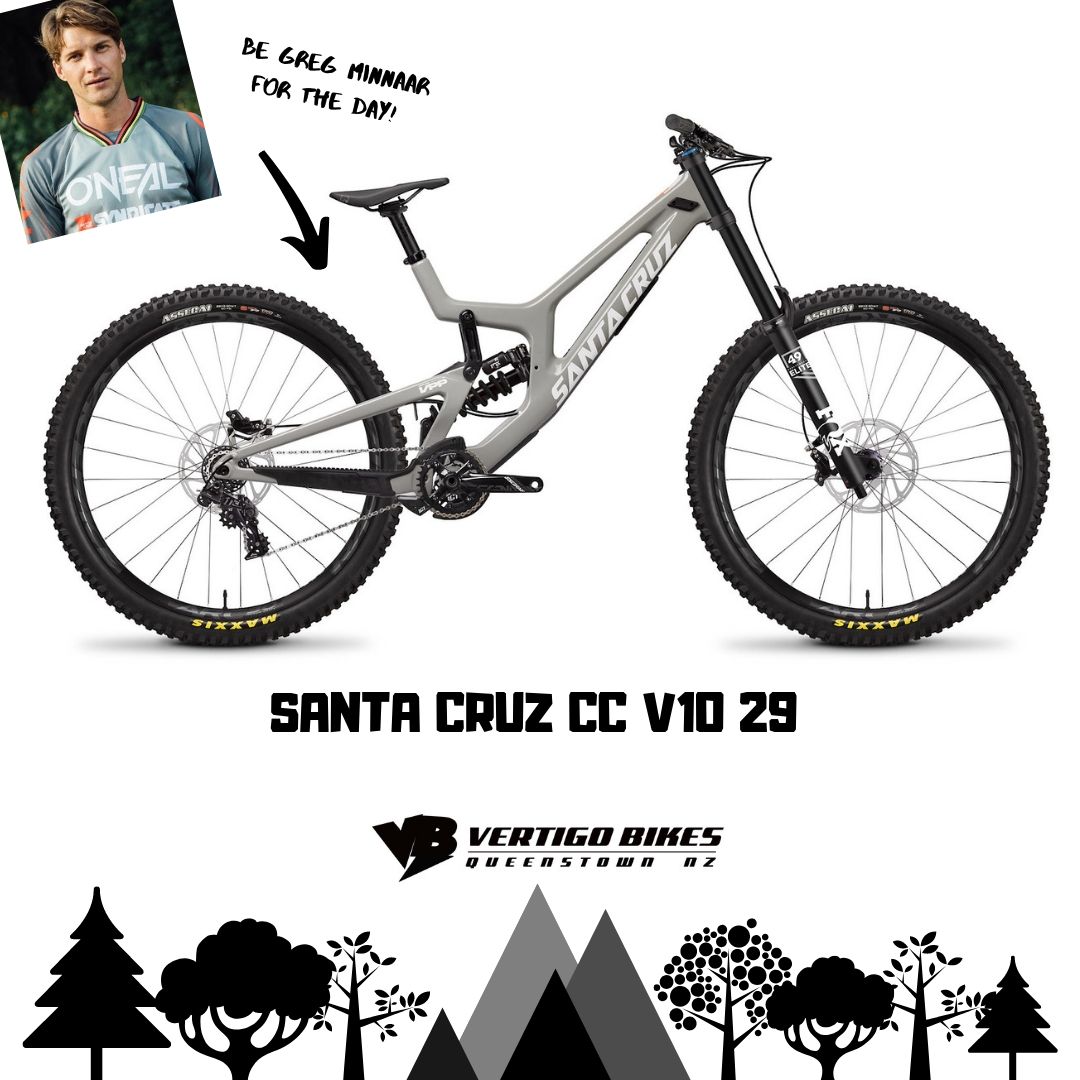 Santa Cruz V10 C 29 DH Bike Size Large Half Day 