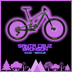 Santa Cruz Bronson Size Medium Half Day 