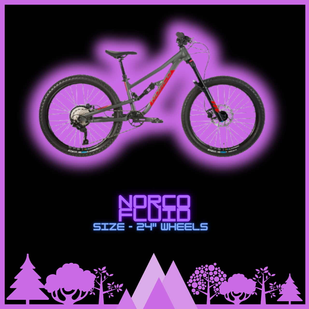 Norco Fluid 24" Wheel Full Suspension Full Day