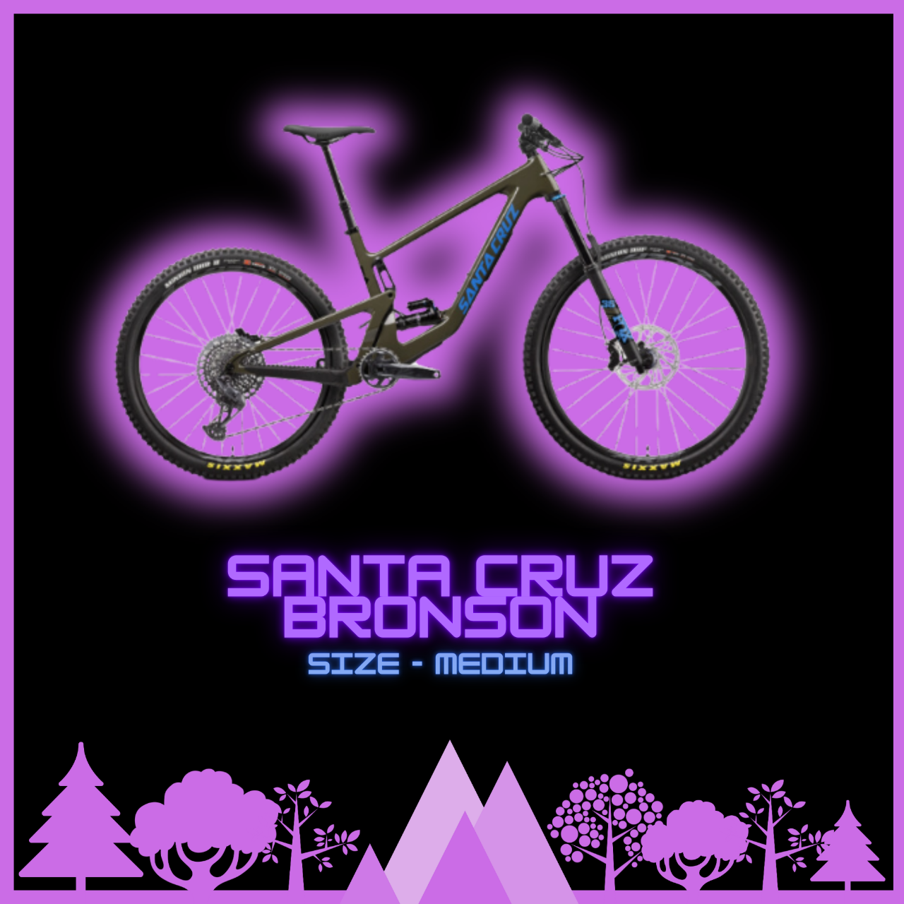 Santa Cruz Bronson MX C Size Medium Full Day