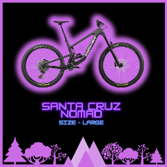 Santa Cruz Nomad 6 MX C Size Large Full Day