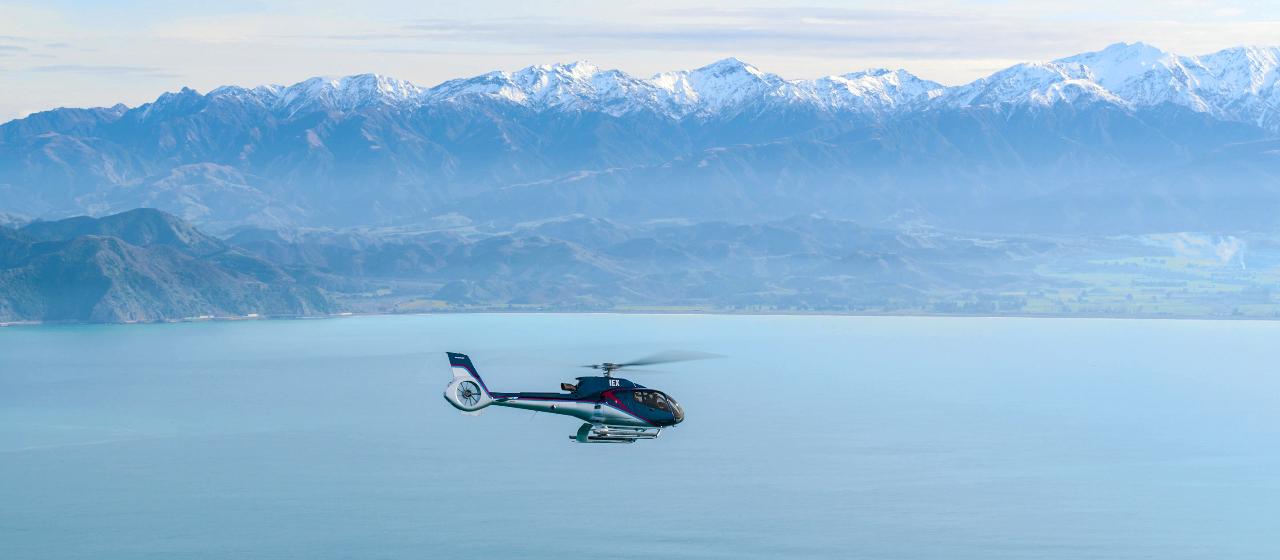 Kaikōura Helicopters Top‘n’Tail Whale Watching 