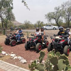 One Day Tour Mexico City: Extreme and Fun Zipline, ATV & Paintball (Small-Group / 7h)