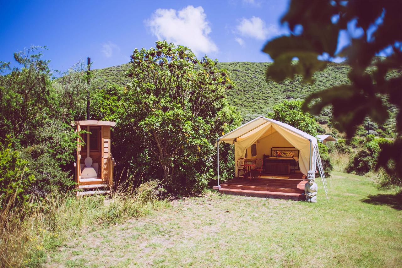 Ultimate Explorer: Kapiti Island Overnight Experience - Glamping
