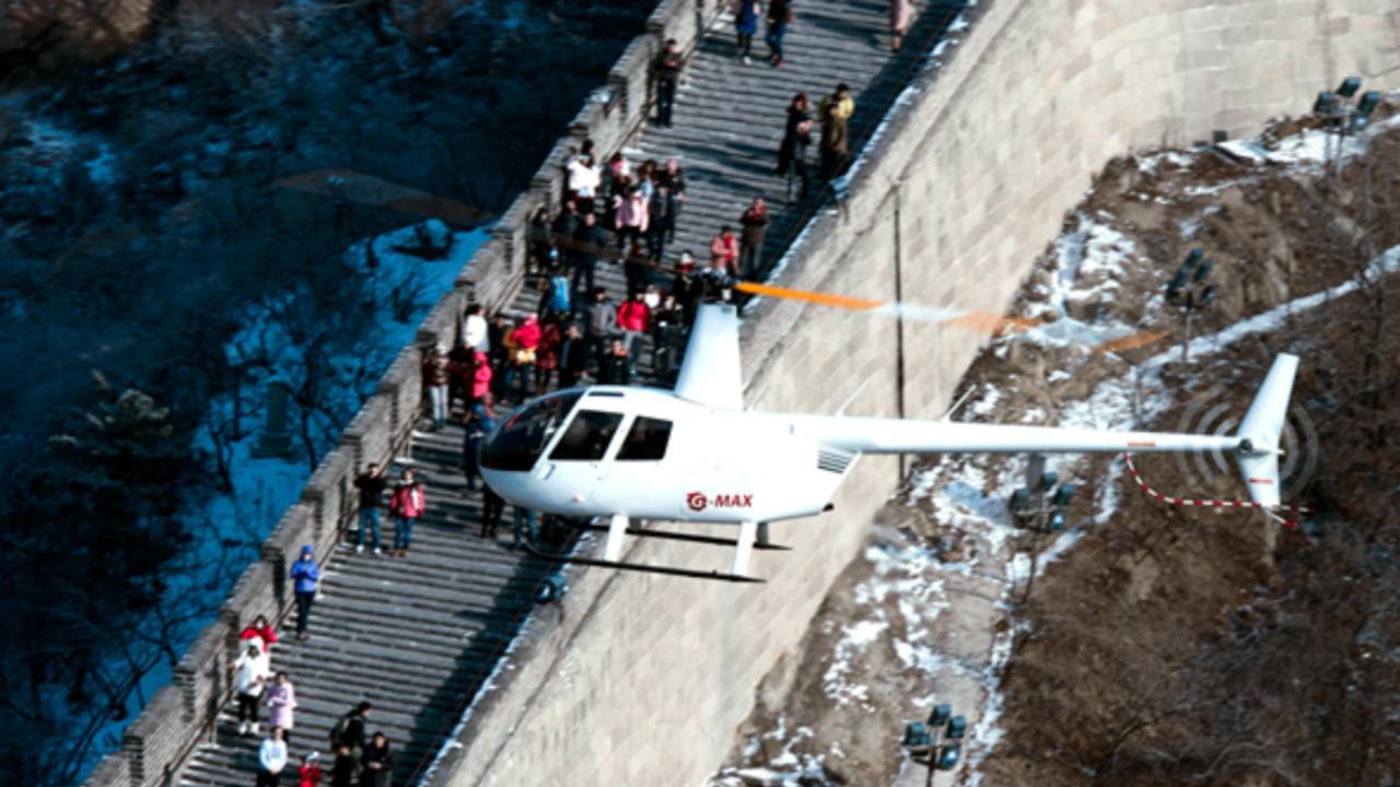 Beijing Badaling: Charter Flight Helicopter Tours, Fixed-Wing Flights & Skydiving
